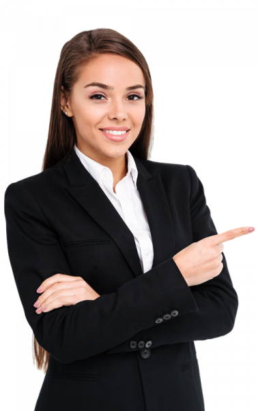 happy-business-woman-pointing-copyspace